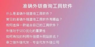 準(zhǔn)確外鏈查詢工具軟件